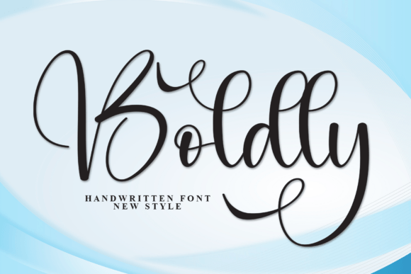 Boldly: The Stylish Script Font for Modern Designers
