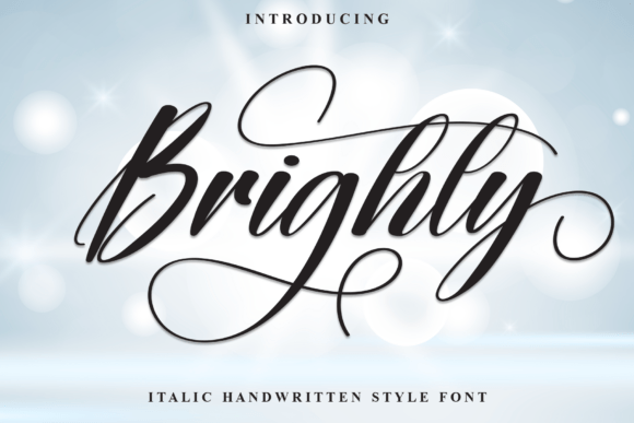 Brighty: The Handwritten Script for Elegant Design