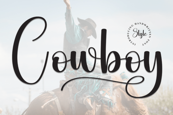 Cowboy: A Handwritten Font with Modern Elegance