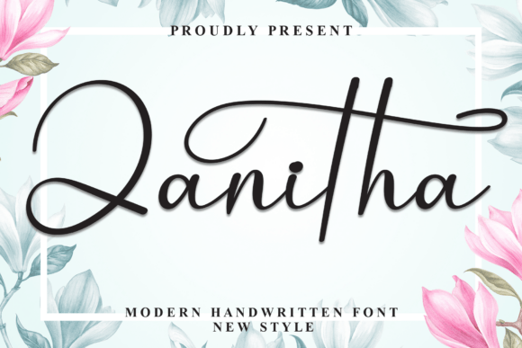 Discovering Zanitha: A Script Font with Timeless Elegance