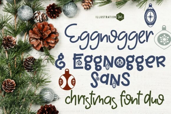 Eggnoger Duo Font: A Cozy Choice for Winter Designs