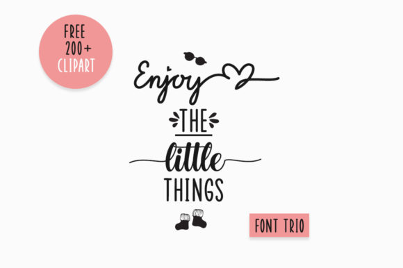 Enjoy the Little Things: A Playful Font for Modern Designs
