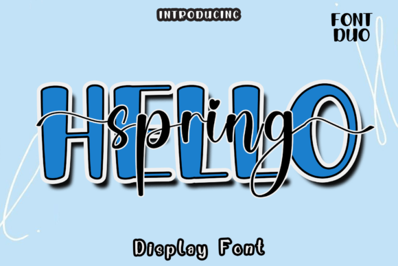 Injecting Fresh Energy with the Hello Spring Duo Typeface