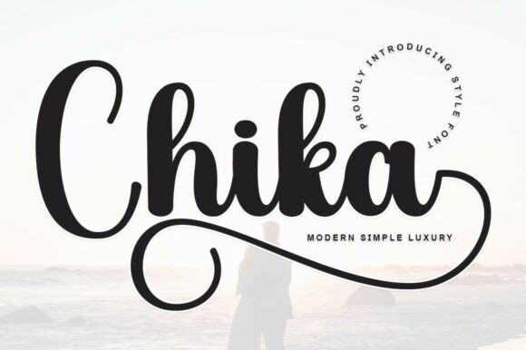 Introducing Chika: A Modern Script for Elegant Branding