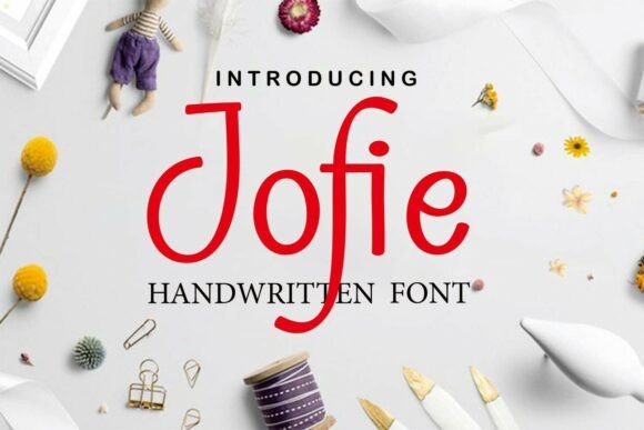 Jofie: A Script Font for Elegant and Refreshing Designs