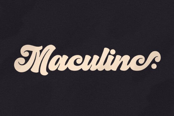 Maculinc: A Bold Script Font for Timeless Branding