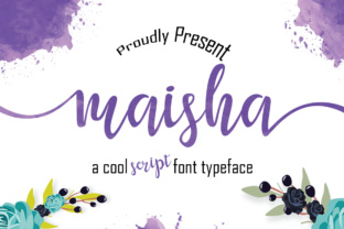 Maisha Script: A Playful Typeface with Elegant Swashes