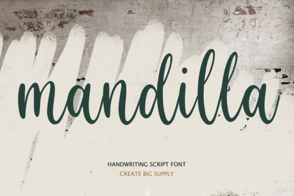Mandilla: A Script Font with Natural Flow
