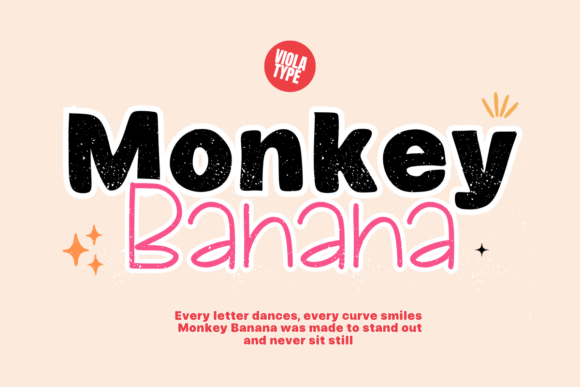 Monkey Banana: A Font Duo That Brings Personality to Your Projects