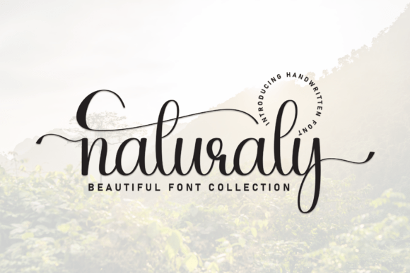 Naturaly: A Stylish Script for Modern Branding