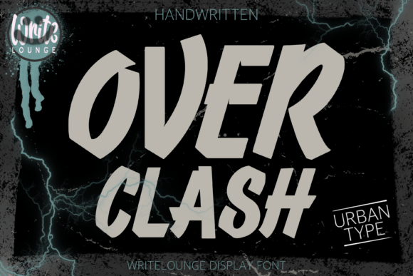 Overclash: A Brush Script with a Rebellious Spirit