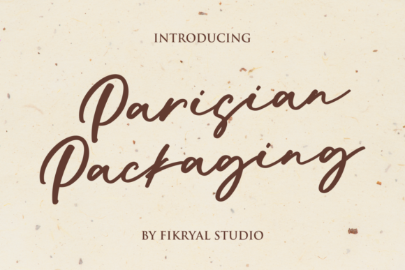 Parisian Packaging: Where Elegance Meets Modern Script