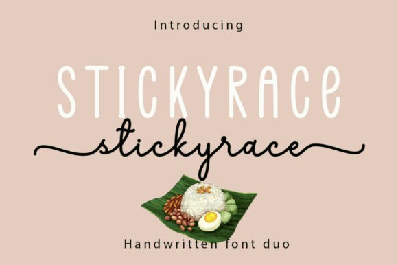 Stickyrace Duo: A Versatile Font for Modern Design