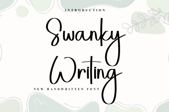 Swanky Writing: A Font That Captures Seasonal Enchantment