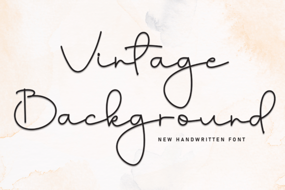 Vintage Background: A Graceful Script for Timeless Designs