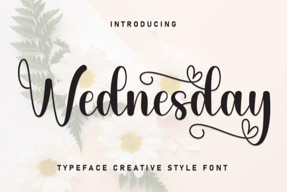 Wednesday: The Handwritten Script Font That Adds Soul to Your Work