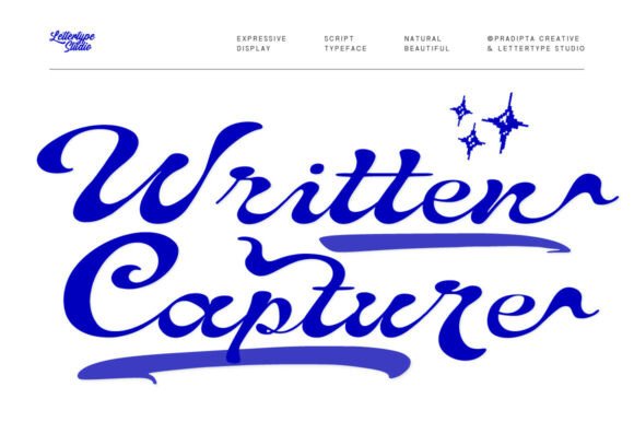 Written Capture: The Expressive Font for Authentic Branding